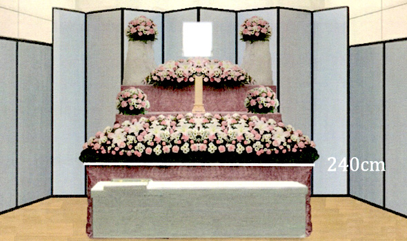 葬儀祭壇写真