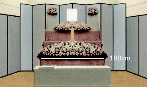 葬儀祭壇写真