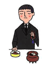 立礼焼香の手順 その1